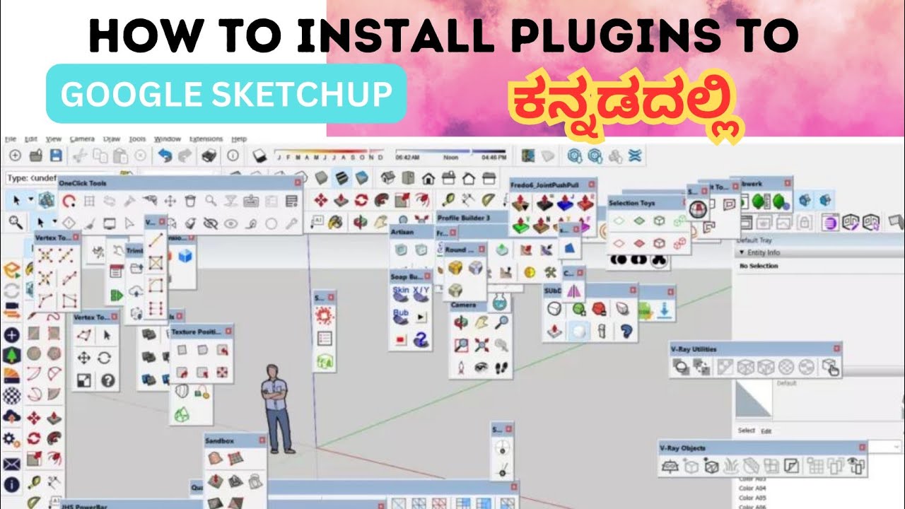 How to install plugins to Google SketchUp / Google SketchUp Kannada ...