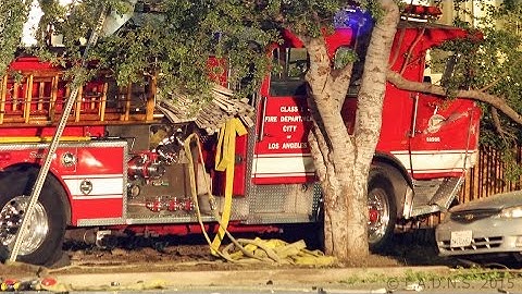 Fire Engine Crash Recovery / LAFD