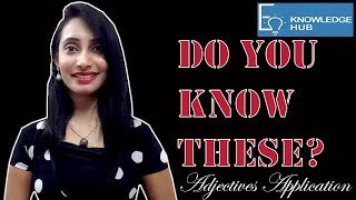 Adjectives Application | E Knowledge Hub screenshot 1