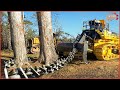 300 most amazing heavy machinery clear the forest land with anchor chains and bulldozers  28