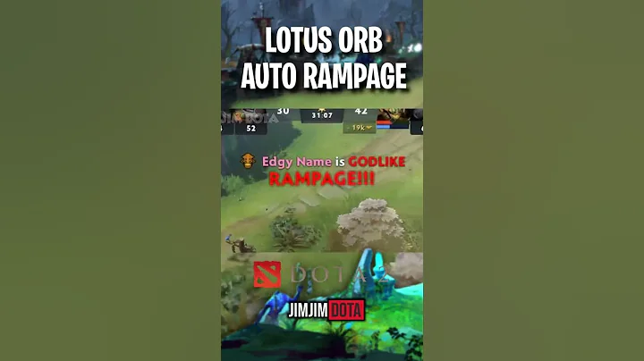 lotus orb auto rampage #dota2 #shorts