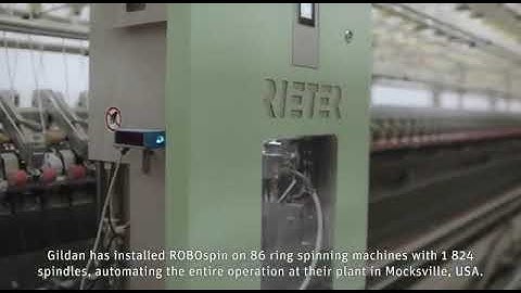 Fully Automated Robotic Spinning Plant by Rieter