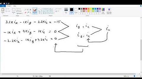 Mesh Analysis of end problem 3.14; Roland E. Thomas Chapter 3