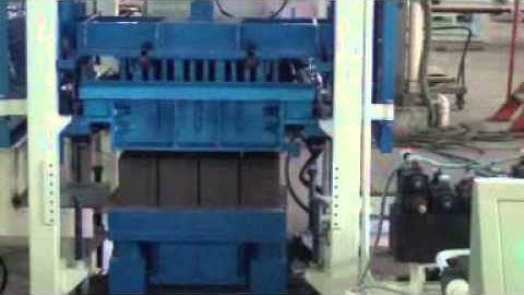 QT3 15 Automatic brick making machinery working vedio by TNY Block Machinery Manufacture Co
