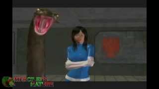 Changing Girl Blue Snake Eats Girl! Changing Girl Blue Snake Eats Girl!