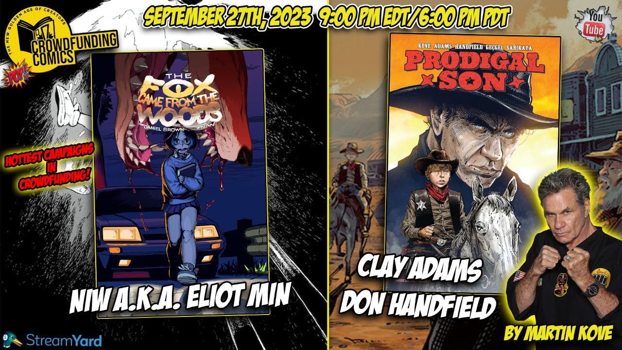 CROWDFUNDING COMICS: The Fox Came From the Woods Issue #1 and PRODIGAL SON #1 by Martin Kove