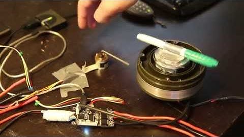 VESC quadrature encoder position control test