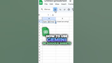 Hoe Google Gemini te gebruiken in Google Spreadsheets