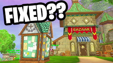 Wizard101: Is the Bazaar Finally Fixed??