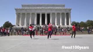 Video thumbnail of "Next 100 Years Turkey Amerika'da Türk Bayraklı Mükemmel dans gösterisi #Next100Years HD"