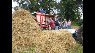 Threshing Oats, Chaff cutting and Stationary Engines.