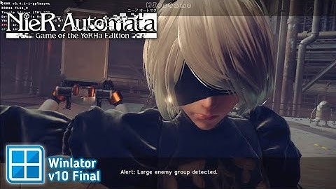 Winlator v10 Frost v4 - Gameplay Nier Automata (Windows) On Android