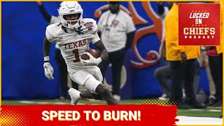 Chiefs TRADE Up to Draft Texas WR Xavier Worthy!
