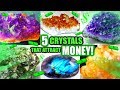 5 CRYSTALS THAT ATTRACT MONEY! │ HOW TO USE POWERFUL STONES TO MANIFEST ABUNDANCE