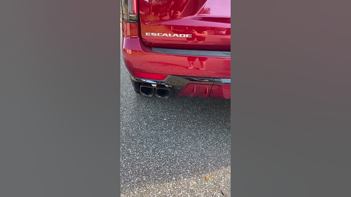 The Cadillac Escalade V is insanely loud