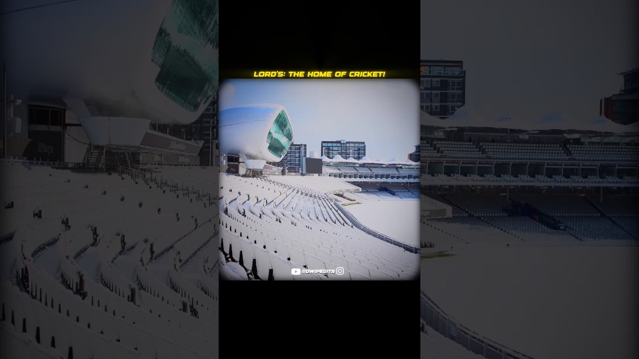 Lord's - The Home of Cricket 🏏✨