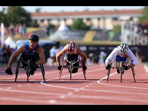 Athletics - men's 100m T34 final - 2013 IPC Athletics World
Championships, Lyon