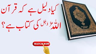 Prove it The Quran Is The Book Of Allah? | Kia Quran Allah Ki Kitab Hai? | Maulana Shehzad Turabi