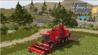 Farming simulator 20, buy a big fild and harvesting sugar beets (part1) by parshv joshi screenshot 4