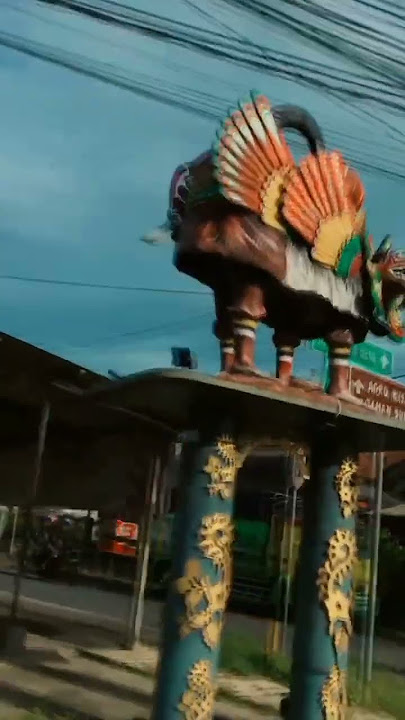 patung barong kemiren yang tau daerah ini komen#banyuwangi #wonderfulbanyuwangi#banyuwangihitz