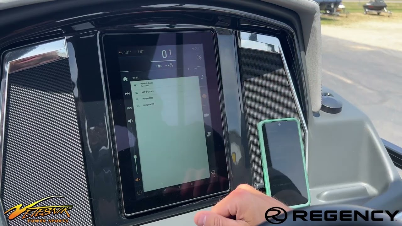 HOW TO use Regency Pontoon Viper 3 Display Tablet!