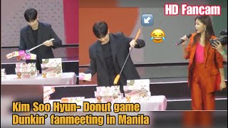Kim Soo Hyun Fan Meeting - Donut grouping game - Manila Dunkin' fanmeet Part 2/5