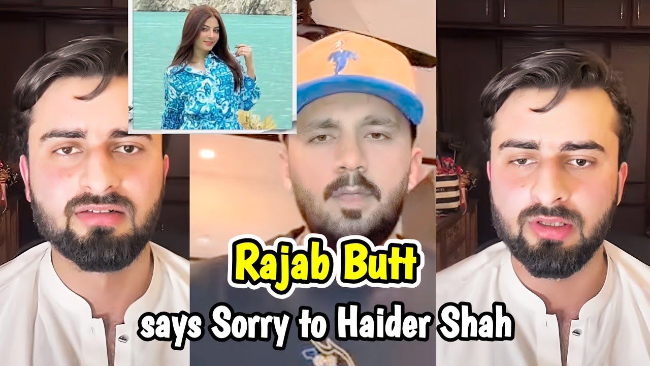 Rajab Butt says Sorry to Haider Shah | Aon Sheikh Talk about Zahra Malik |Live with Haider & Kainat 