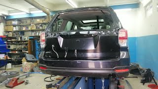 SUBARU Forester.   Дотянул, приварил, набрал.