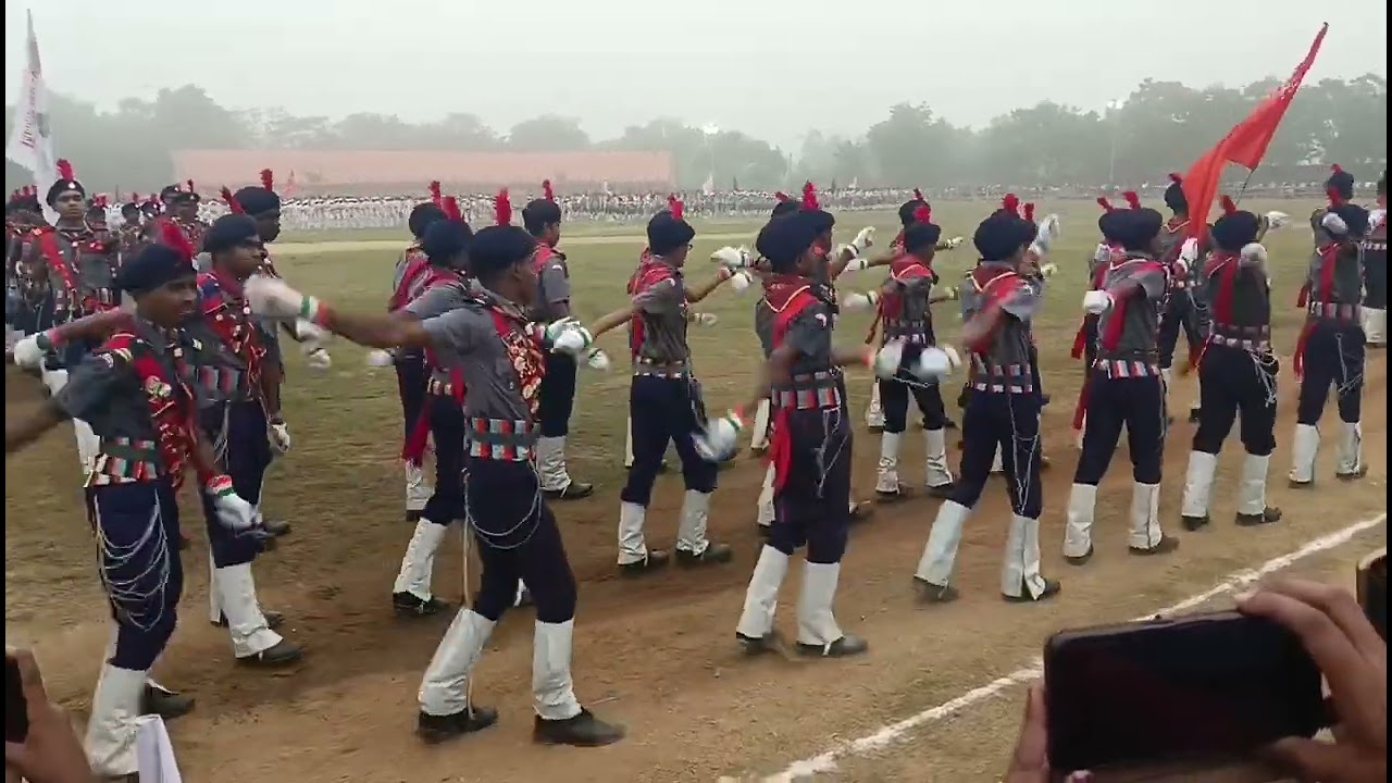 Jagatsinghpur district Republic Day 🇮🇳 parade at Nabakrushna chaudhari stadium 🏟️ #republicday