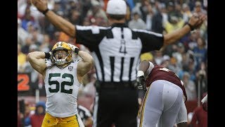 Clay Matthews roughing the passer