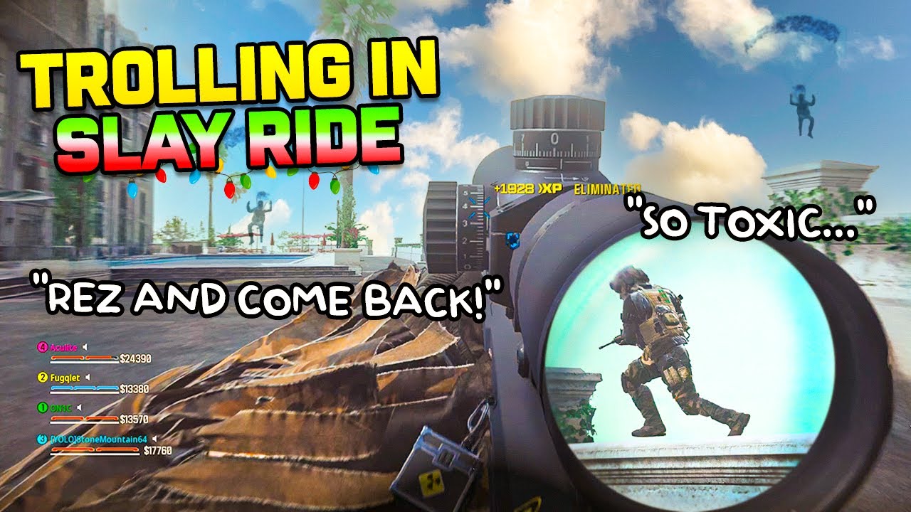 Slay Riding Game Trolling Teams in Slay Ride Resurgence - YouTube