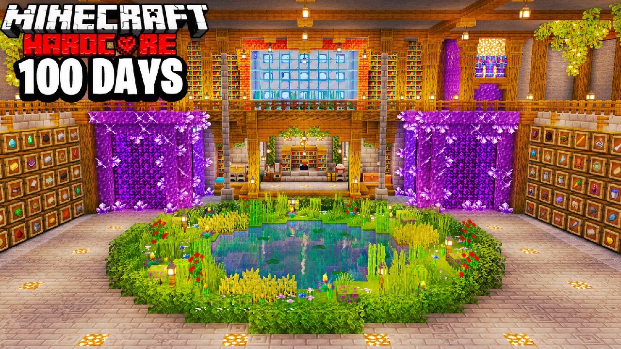 I Survived 100 Days UNDERGROUND in Minecraft Hardcore