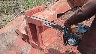 how tomake  table with chainsaw070#woodmaking#door making#inventor#DIY project#furniture#craft