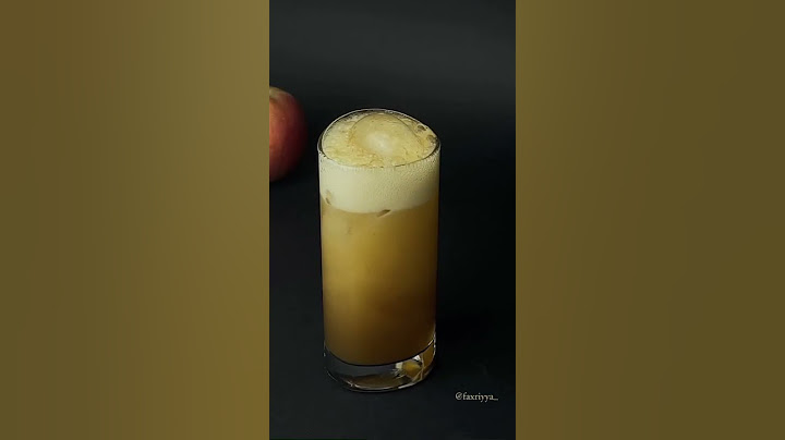 The classic German 🇩🇪soft drink  Apfelschorle😍ingredients: apple juice+ mineral water