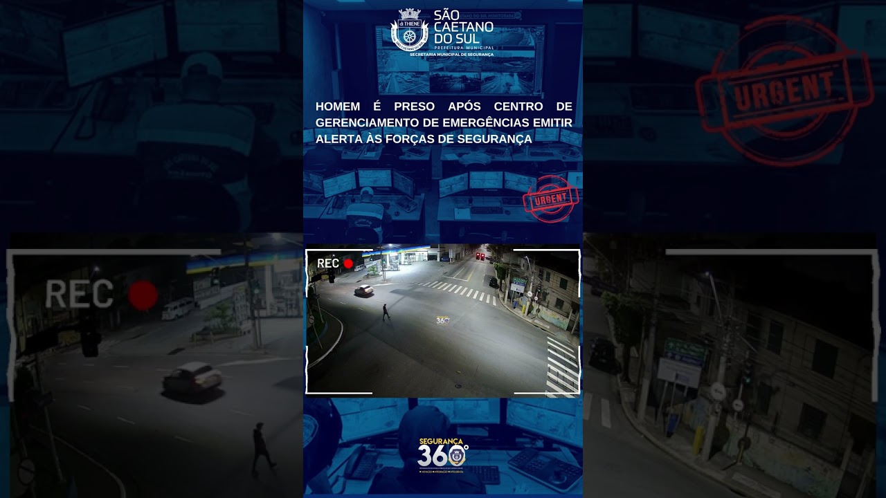 GCM de São Caetano recebe alerta do CGE e frustra roubo de veículo no Bairro Fundação