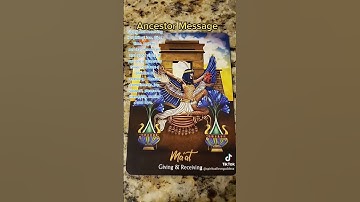 Thumbnail of Ancestor Message, blessings 😇🧡💙😇 #spiritual #daily #ancestors #tarot  #divine #short #shorts #fyp