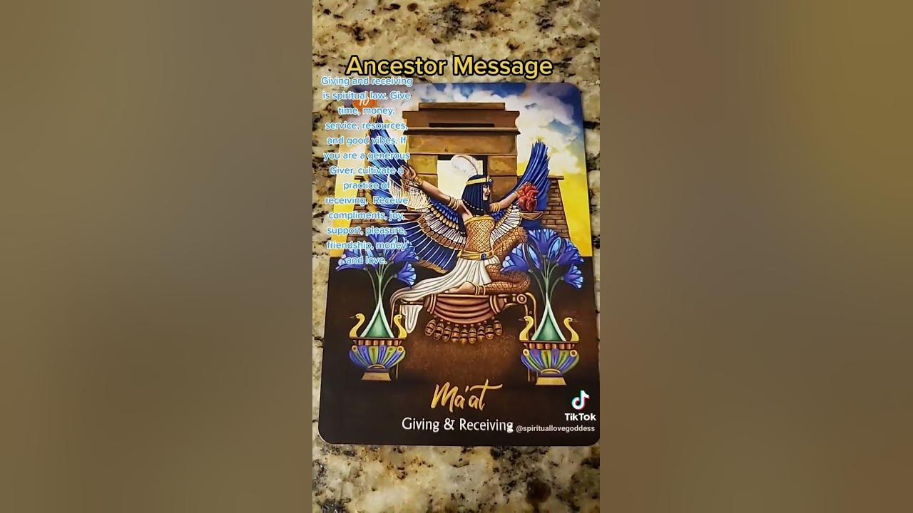 Ancestor Message, blessings 😇🧡💙😇 #spiritual #daily #ancestors #tarot  #divine #short #shorts #fyp