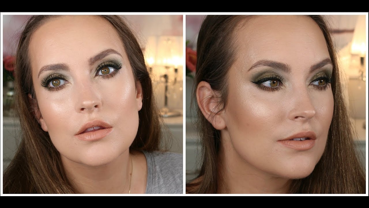 Ciemno zielone SMOKY z użyciem palety 'Misz Masz