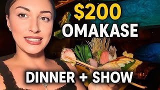 $200 Omakase at Sexy Fish Miami 🍣 Luxury Dinner + Nightlife Show Experience