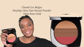 Chanel Les Beiges Healthy Glow Sun-Kissed Powder | Deep Rose Gold #makeup #tutorial #QVSun