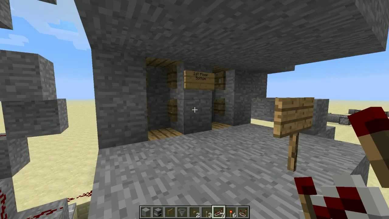 Simple Elevator In Minecraft - YouTube