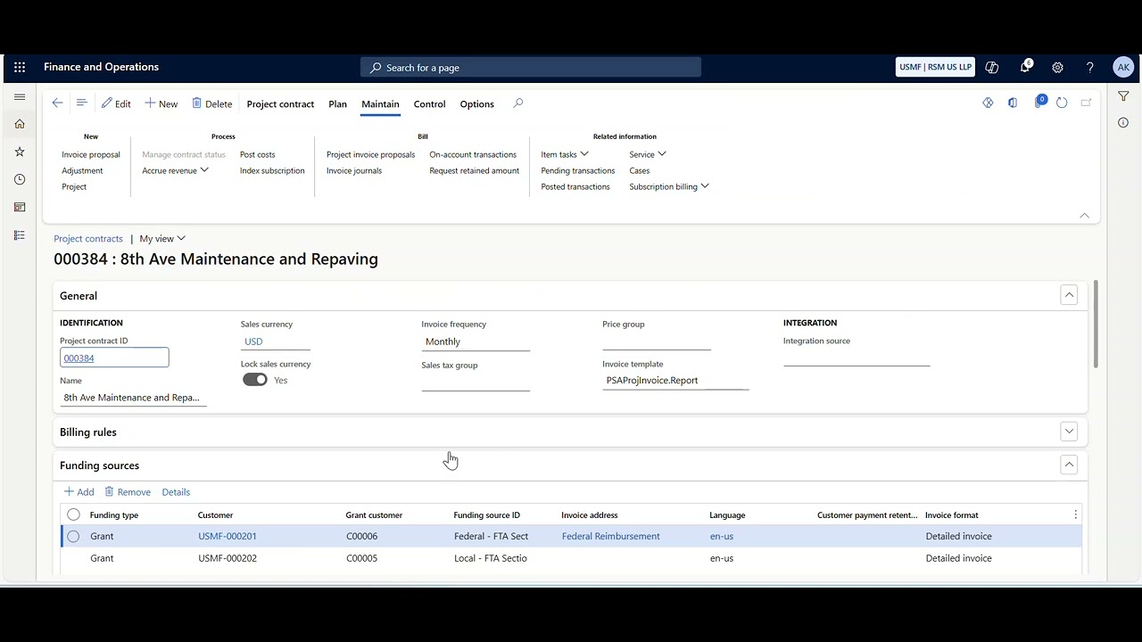 How Grants, Project Contracts, and Projects are related