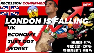 UK inflation at 8.7 %| UK debt crisis 2023| UK Mortgage Crisis 2023| UK recession in 2023 |inflation