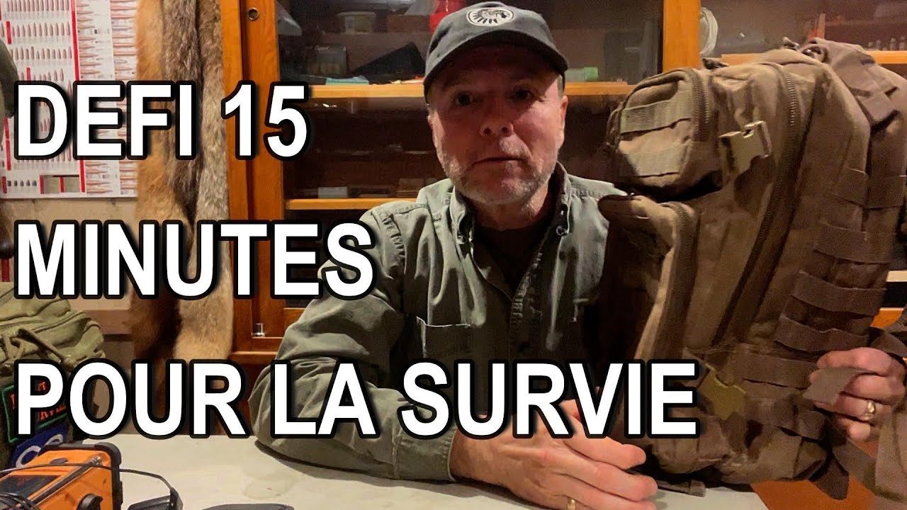 DEFI 15 MINUTES POUR LA SURVIE #survie #astuce #rockwoodsurvie