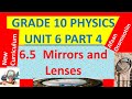 Grade 10 Physics Unit 6 Part 4 6 5 Mirrors New Curriculum In Afan Oromo 