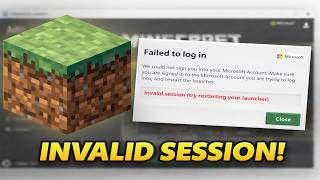 How To Fix Minecraft Failed To Log In Invalid Session Try Restarting Your Launcher