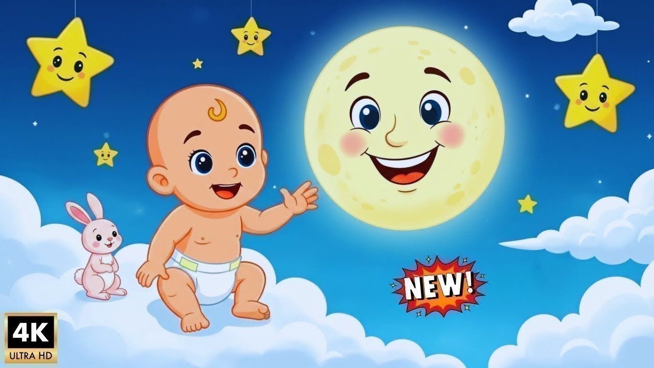 Chanda Mama Most Magical Hindi Rhyme for Kids | New Animated Moon Adventure | Learn & Play!