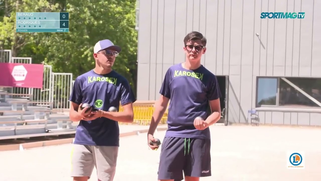 Miniature : Pétanque : Beraud / Rodrigues (Mondial Jeunes Romans 2026)