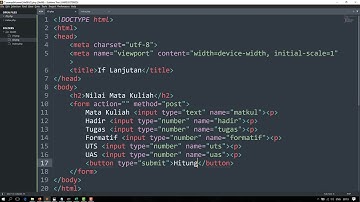 Variable dan IF Lanjutan Pada PHP Native