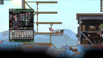 Starbound 1.0 Operation: Colony Building - The Apartment Complex And A Guard Part 16